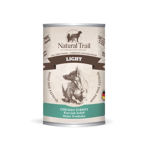 Natural Trail karma mokra dla psa z kurczakiem i indykiem 400g
