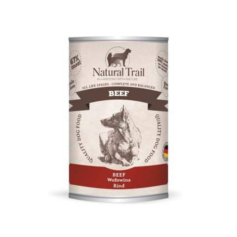Natural Trail karma mokra dla psa z wołowiną 400g