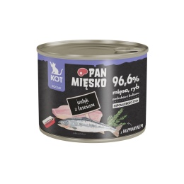 Pan Mięsko karma mokra dla kociąt z indykiem i łososiem 200g