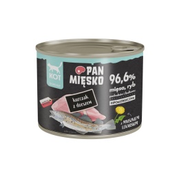 Pan Mięsko karma mokra dla kota z kurczakiem i dorszem 200g