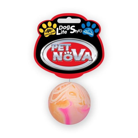 PetNova DOG LIFE STYLE Piłka multikolor pełna 5cm