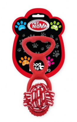 PetNova DOG LIFE STYLE Zabawka węzeł i uchwyt 20cm