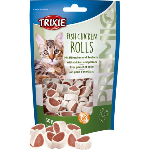 Trixie Fish Chicken Rolls 50g