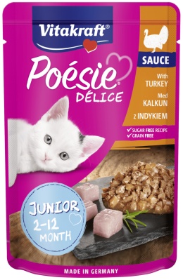 Vitakraft Poésie Délice karma mokra dla kociąt z indykiem 85g