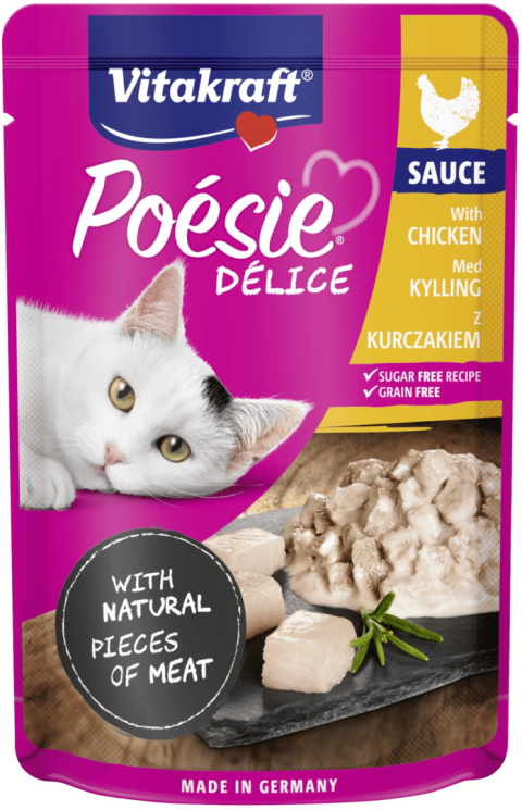 Vitakraft Poésie Délice karma mokra dla kota z kurczakiem 85g