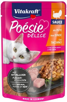Vitakraft Poésie Délice karma mokra dla kota z indykiem 85g