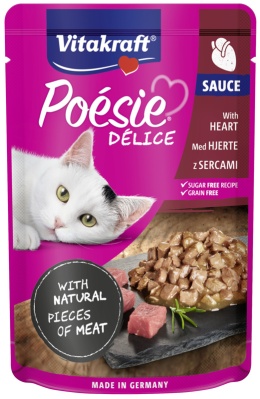 Vitakraft Poésie Délice karma mokra dla kota z sercami 85g