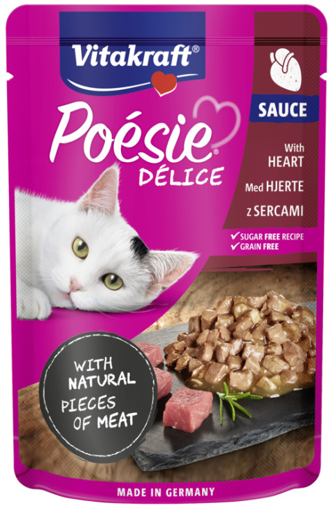 Vitakraft Poésie Délice karma mokra dla kota z sercami 85g
