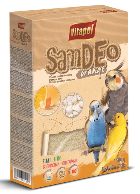 Vitapol Sandeo pomarańczowy 1,5kg