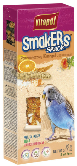 Vitapol Smakers Snack pomarańczowy dla papużki falistej 2szt.