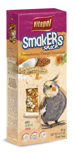 Vitapol Smakers Snack pomarańczowy dla nimfy 2szt.